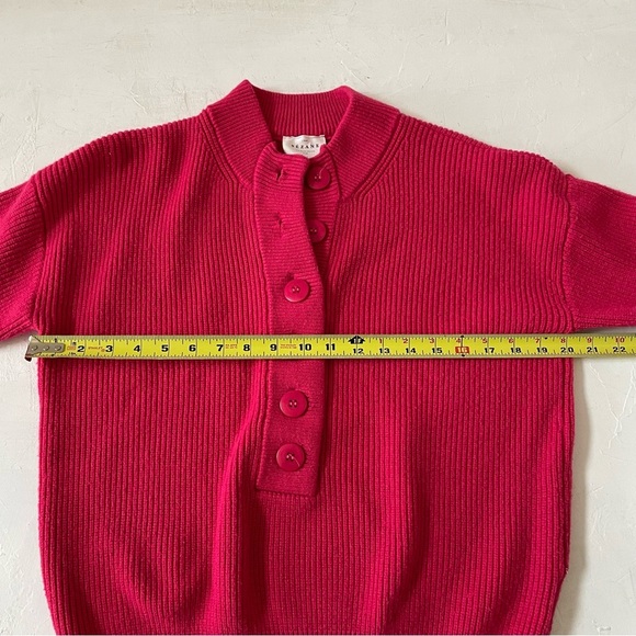 Sezane Lucas Pullover Sweater in Bright Pink Size S - Picture 5 of 9